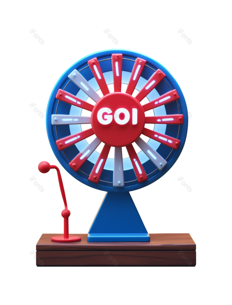 立体图片,抽奖元素,幸运抽奖PNG,抽奖机免抠素材